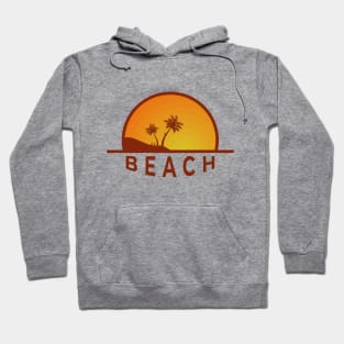 Beach Half Round Hoodie